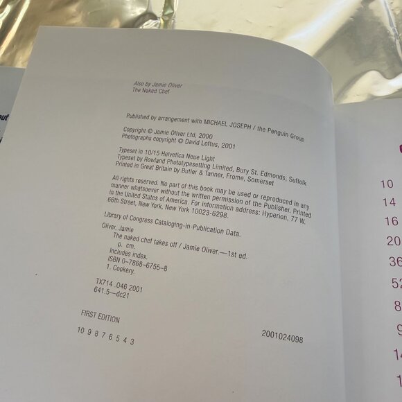 Jamie Oliver The Naked Chef Takes Off By Jamie Oliver
First Edition - Picture 3 of 4